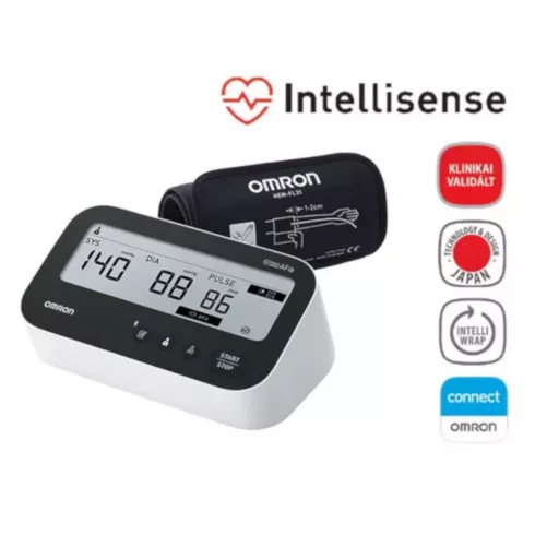 OMRON M4 Connect AFib felkaros okos-vérnyomásmérő Bluetooth adatátvitellel 
