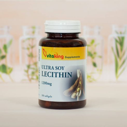 Vitaking Lecitin 1200MG 100 darabos lágyzseletin kapszula