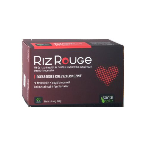 Riz Rouge növényi kivonatokat tartalmazó étrend-kiegészítő az egésszéges koleszterintszentért